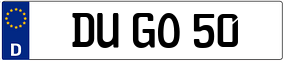 Truck License Plate
